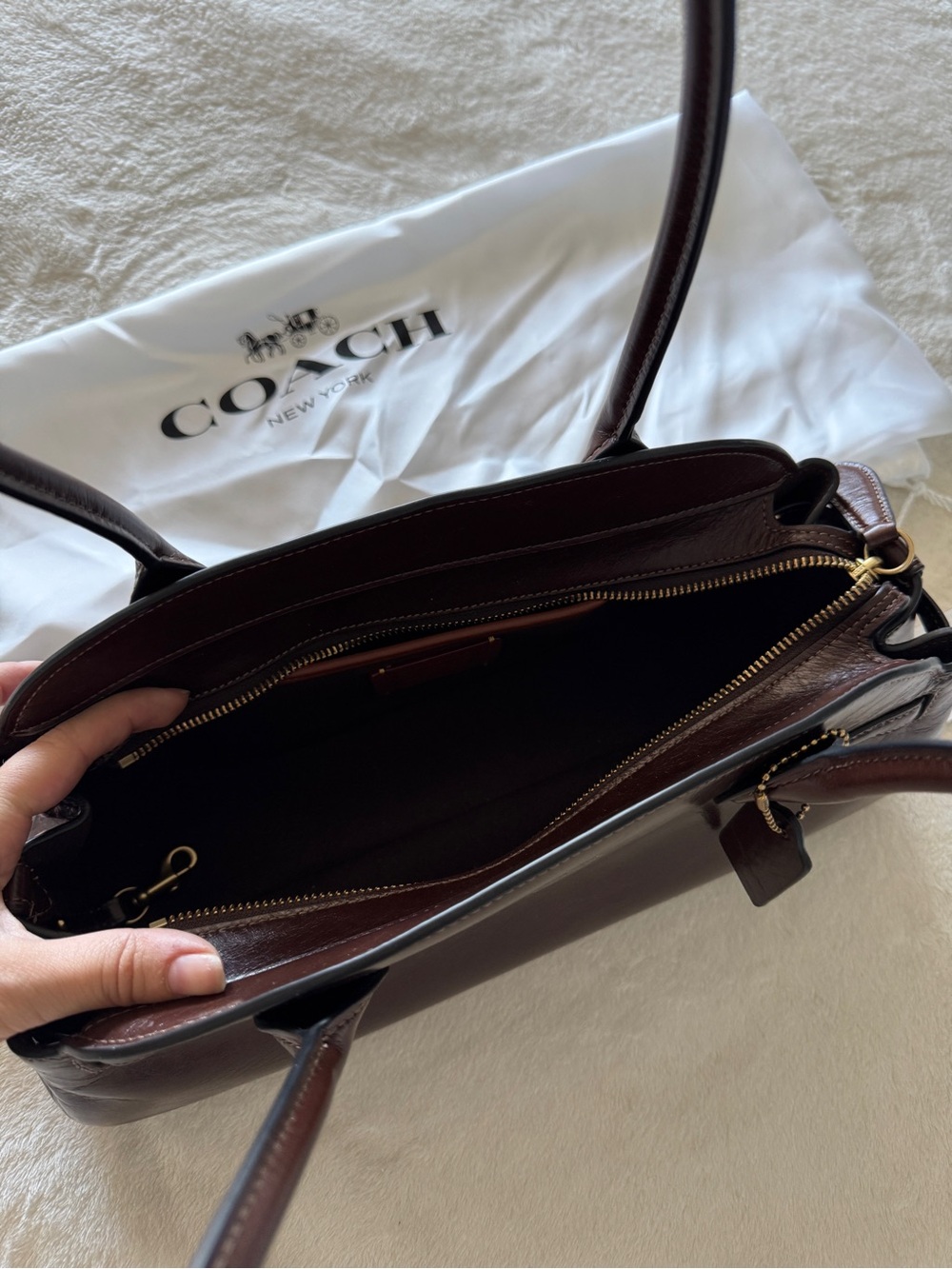 Coach Empire Carryall 34 Maple - Picture 12 of 15